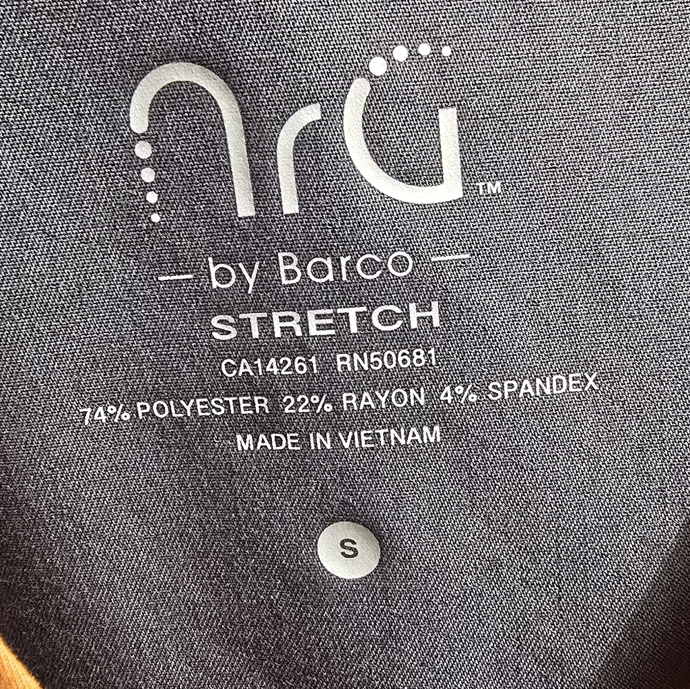 Brand New Orange and Gray NRG by Barco 2-Pc Matching Scrubs Set - Picture 14 of 16
